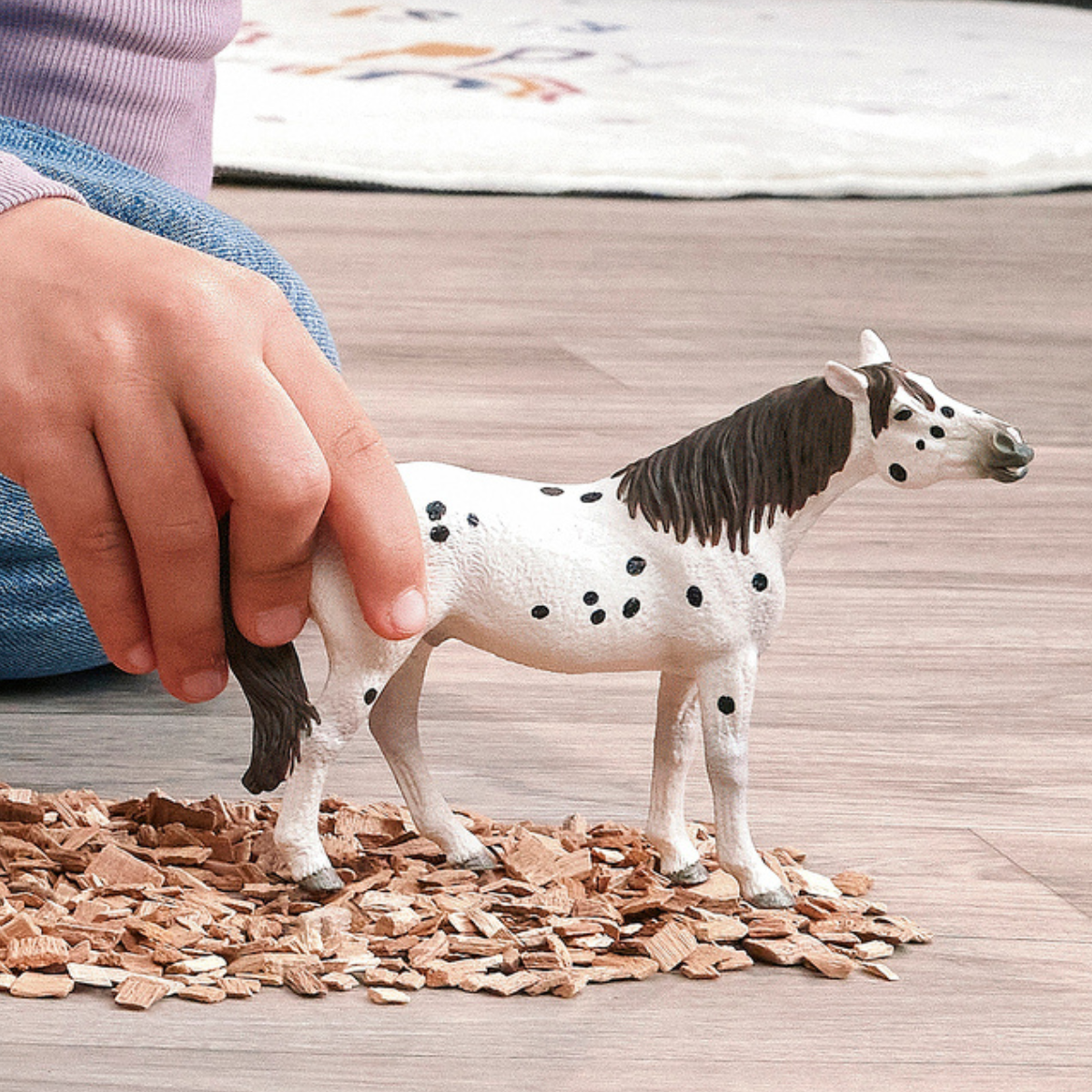 Cheval hongre knabstrupper
