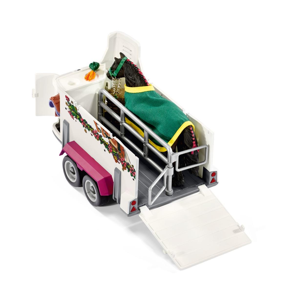 Pick-up mit Pferdeanhänger