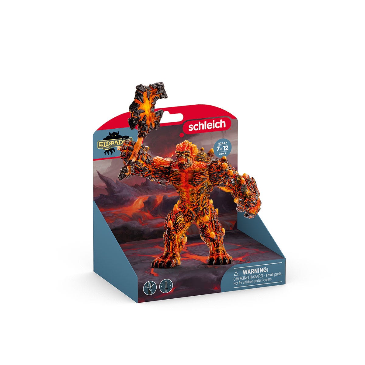 Golem di lava con arma