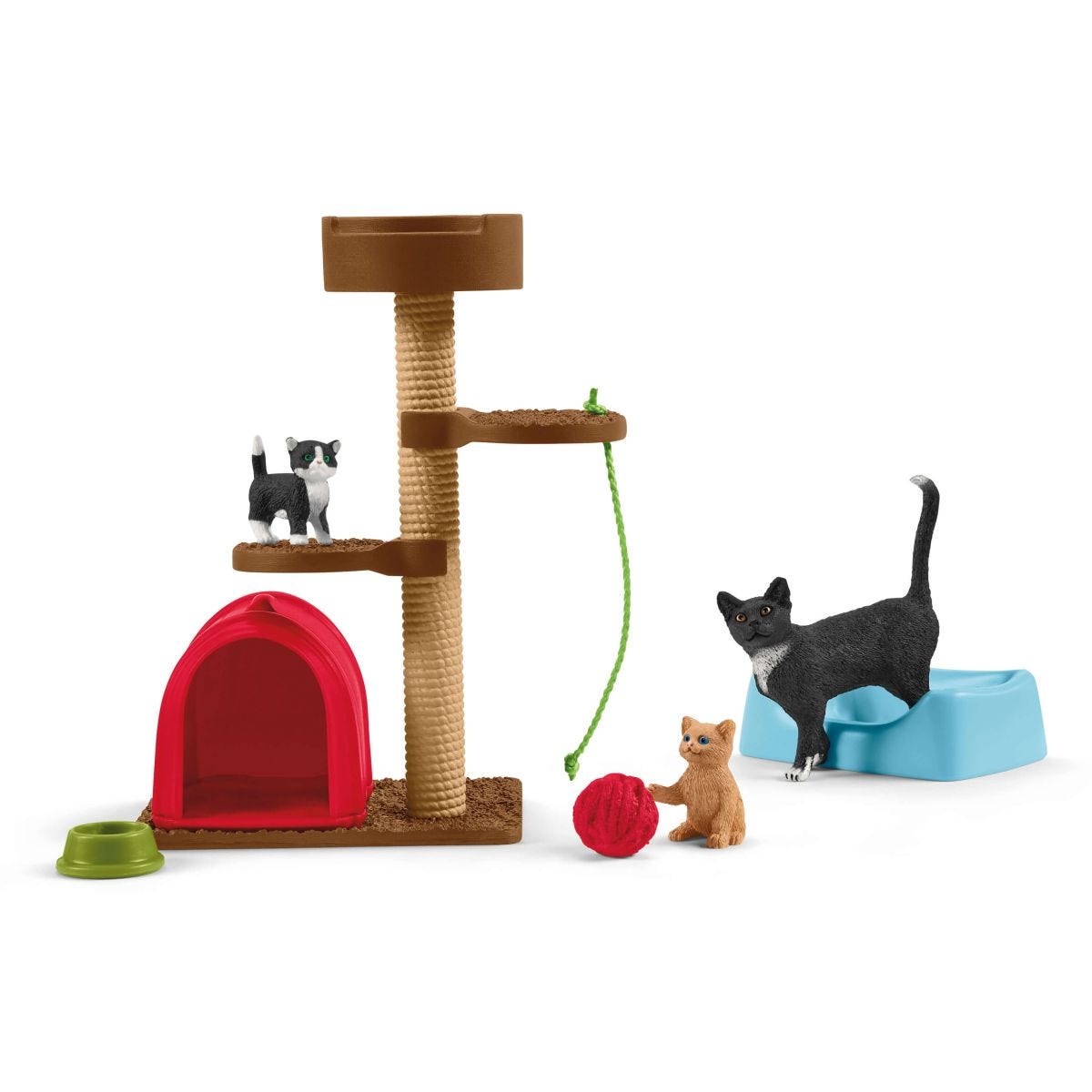Aire de jeu pour chats adorables
