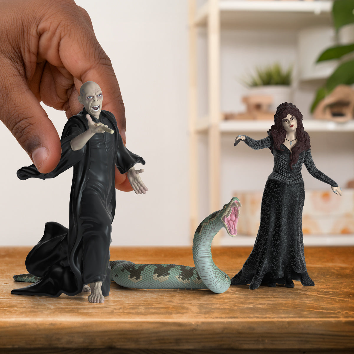 Voldemort with Nagini & Bellatrix