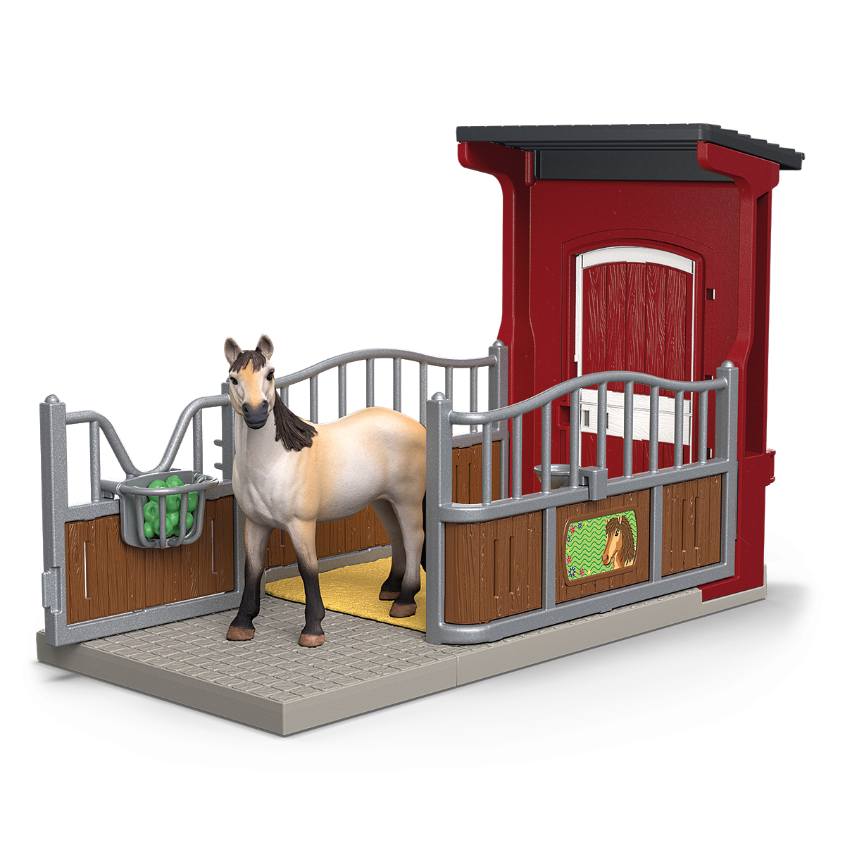 Ponybox mit Islandpferd Hengst